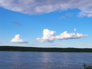 summer sky mackenzie river